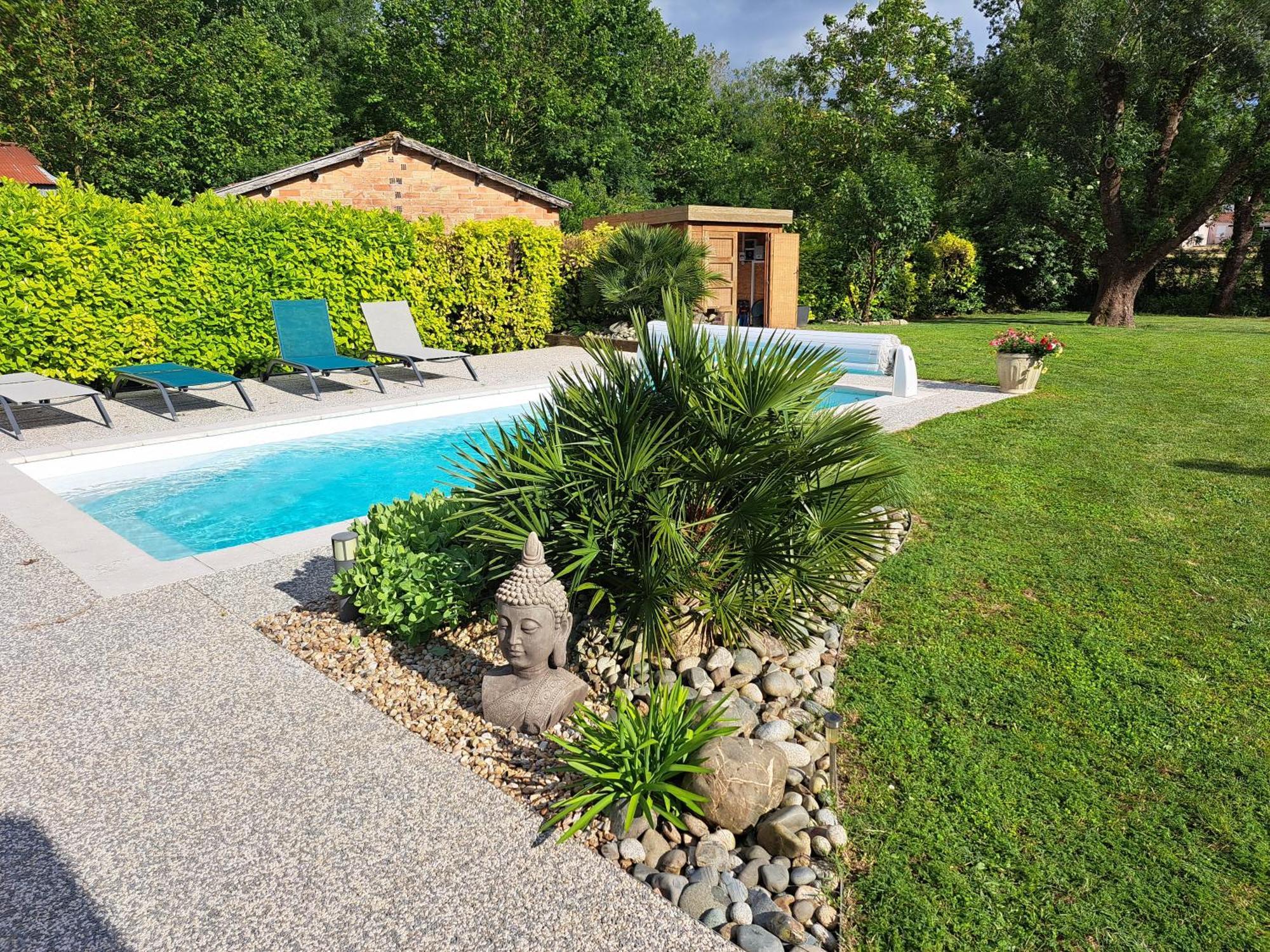 Chambre D Hote La Riviere 45M2 Jardin Et Piscine Aigrefeuille-dʼAunis Kültér fotó